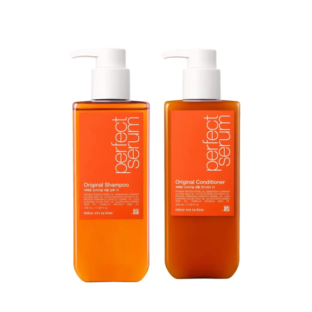 Mise en Scène - Duo Perfect Serum - Shampoo 530ml + Condicionador 530ml Mise en Scène - Duo Perfect Serum - Shampoo 530ml + Condicionador 530ml