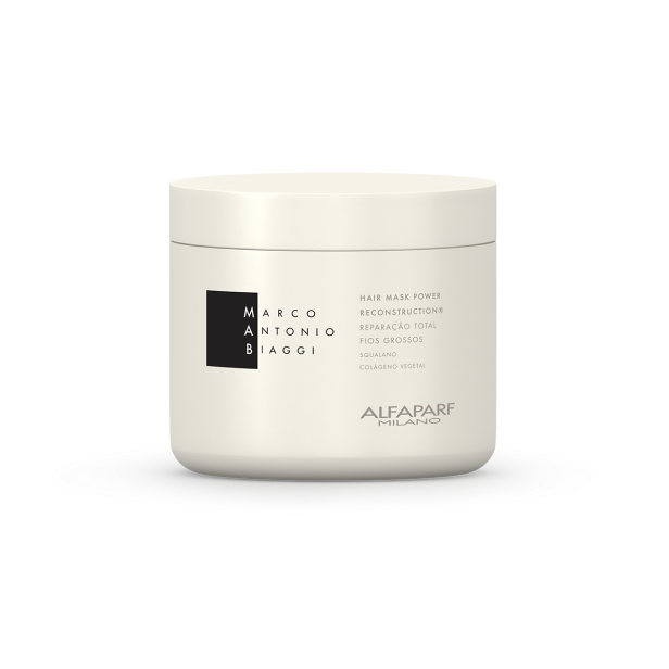 MAB By Alfaparf - Power Reconstruction - Máscara Reparação Total 500ml - Fios Grossos MAB By Alfaparf - Power Reconstruction - Máscara Reparação Total 500ml - Fios Grossos