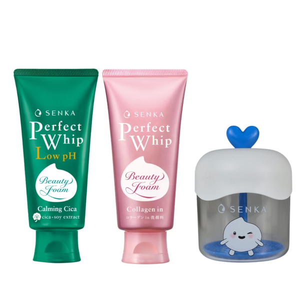 SENKA - Perfect Whip Dupla - (Calming Cica 100g + Collagen In 120g) + Grátis Criador de Es... SENKA - Perfect Whip Dupla - (Calming Cica 100g + Collagen In 120g) + Grátis Criador de Es...
