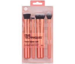 Real Techniques - Kit 4 pincéis Base e Face - 0052 (Lançamento)