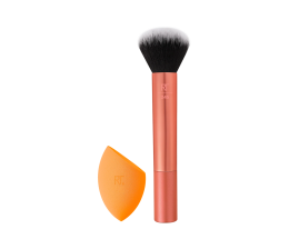 Real Techniques - Everything Blending Duo - Pincel para o Rosto e Esponja para Maquiagem
