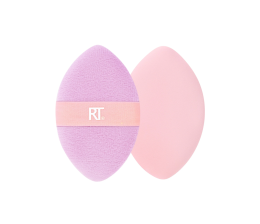 Real Techniques - Puff 2 em 1 Pastel Pop Miracle: Acabamento Perfeito e Suave