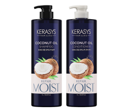 Kerasys - Coconut Oil - Shampoo 1L e Condicionador 1L 