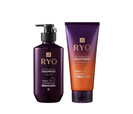 Ryo - Hair Loss Expert Care 9EX - Oily Scalp Sh 400ml + Root Strength Mk 330ml Couro Cabeludo Oleoso