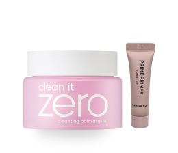 Banila Co - Clean it Zero Cleansing Balm – Original 100ml + Prime Primer Tone-Up 5ml (Vcto 07/25)