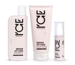 Ice Professional EE – Repair My Hair - Trio Reconstrutor (Sh 250ml + Máscara 200ml + Óleo 50ml)